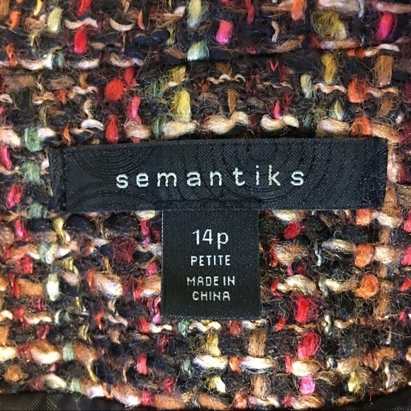 Semantiks XS Brown Tweed Cropped Blazer - Picture 8 of 8